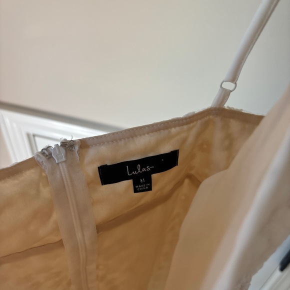 Lulus white lace floral dress - Picture 4 of 4